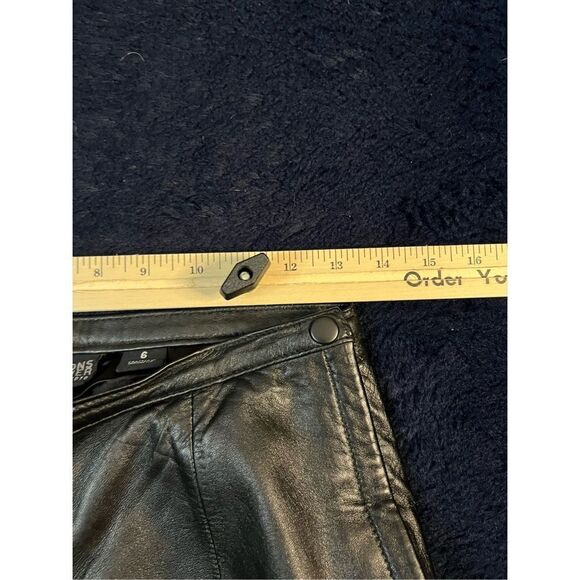 Wilson’s Leather Pelle Studio Motorcycle Womens Pants Sz 6 B8 - Picture 6 of 9